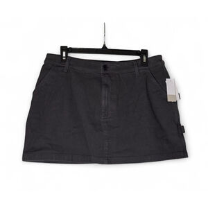 NWT BP. Charcoal Utility Mini Skirt Size 12 • Nordstrom